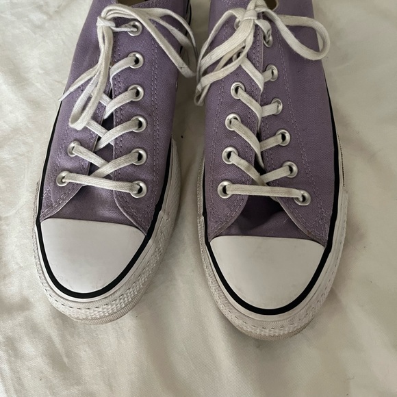 rare lilac converse platforms in size US 10 women’s - Picture 9 of 15